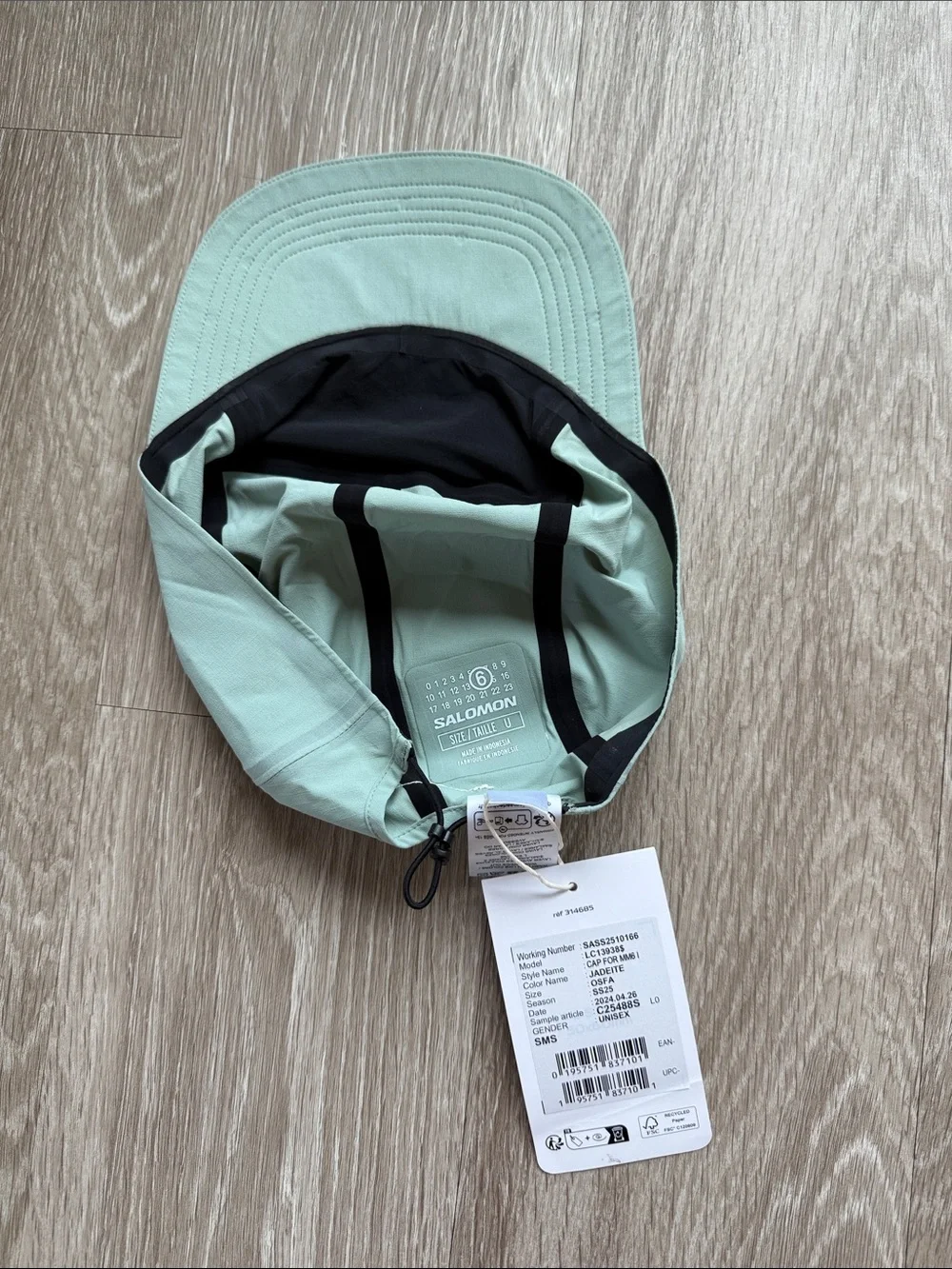 MM6 Maison Margiela x Salomon Cap Jadeite